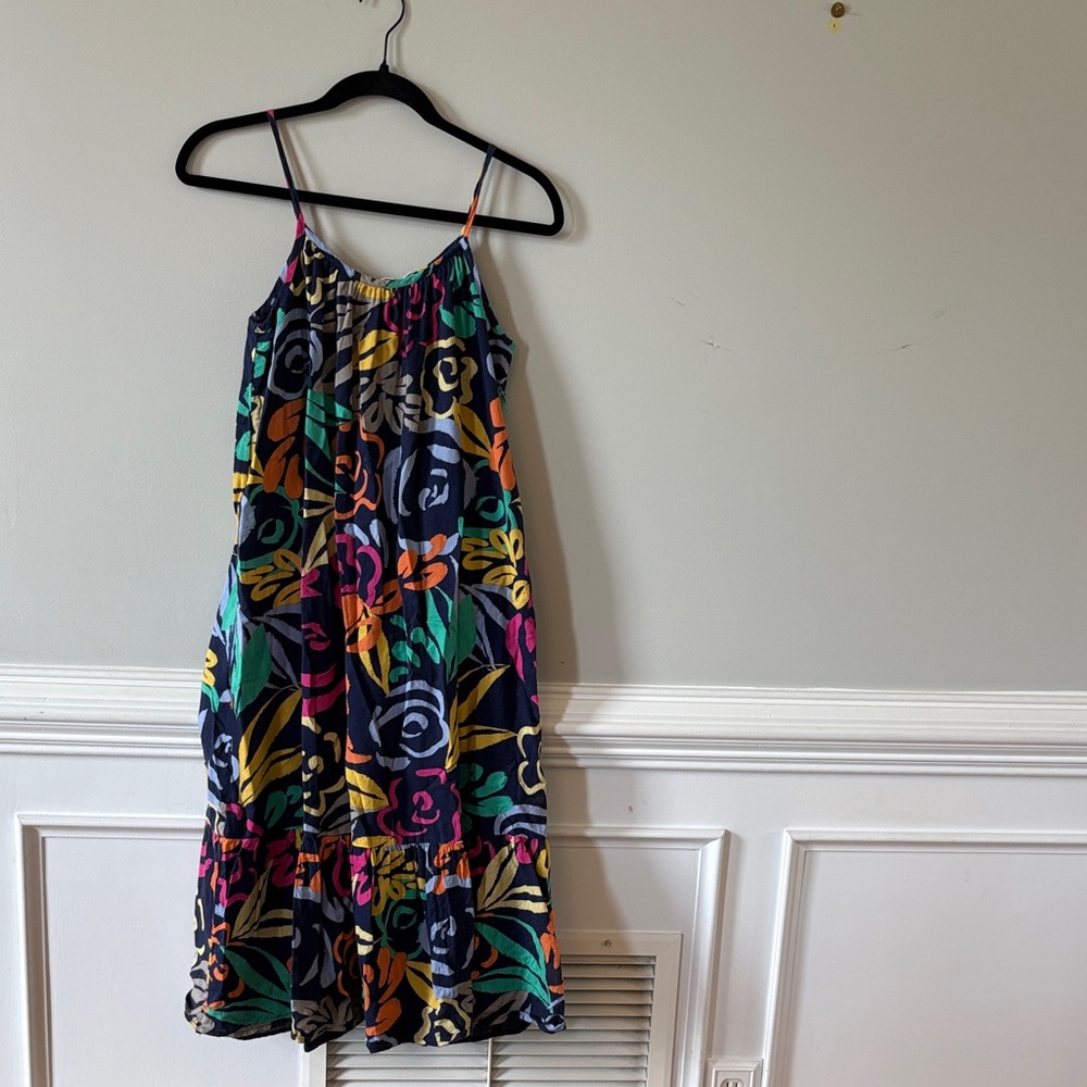 Gap Kids Floral Print Maxi Sun Dress size XXL